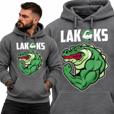 BLUZA Z KAPTUREM NA SIŁOWNIĘ  LAKOKS